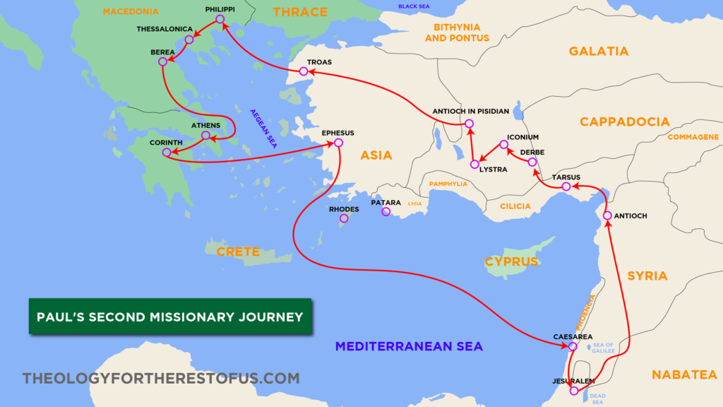 paul's first missionary journey timeline